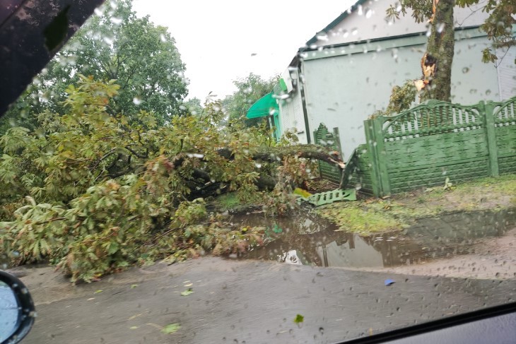 Серьёзные последствия непогоды в Антополе