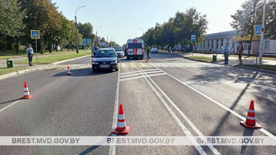 В Кобрине травмирована пешеход В Кобрине травмирована пешеход