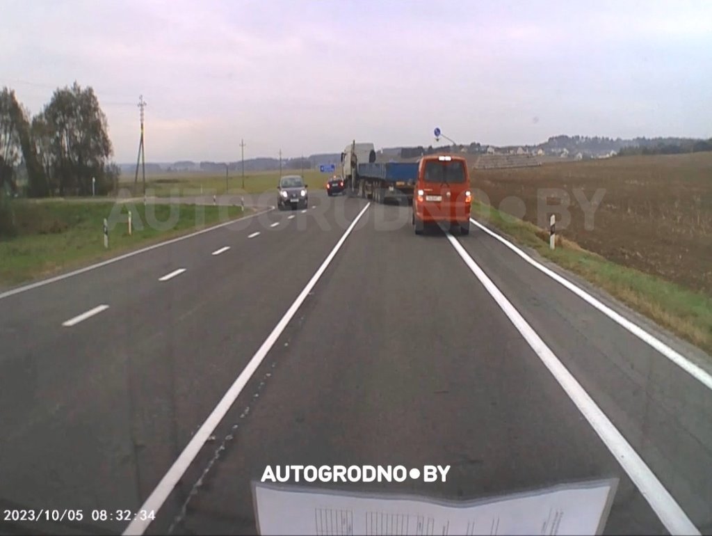 Это видео даже смотреть страшно: безумная ситуация на дорогах Беларуси