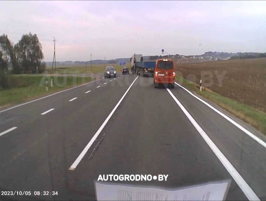 Это видео даже смотреть страшно: безумная ситуация на дорогах Беларуси