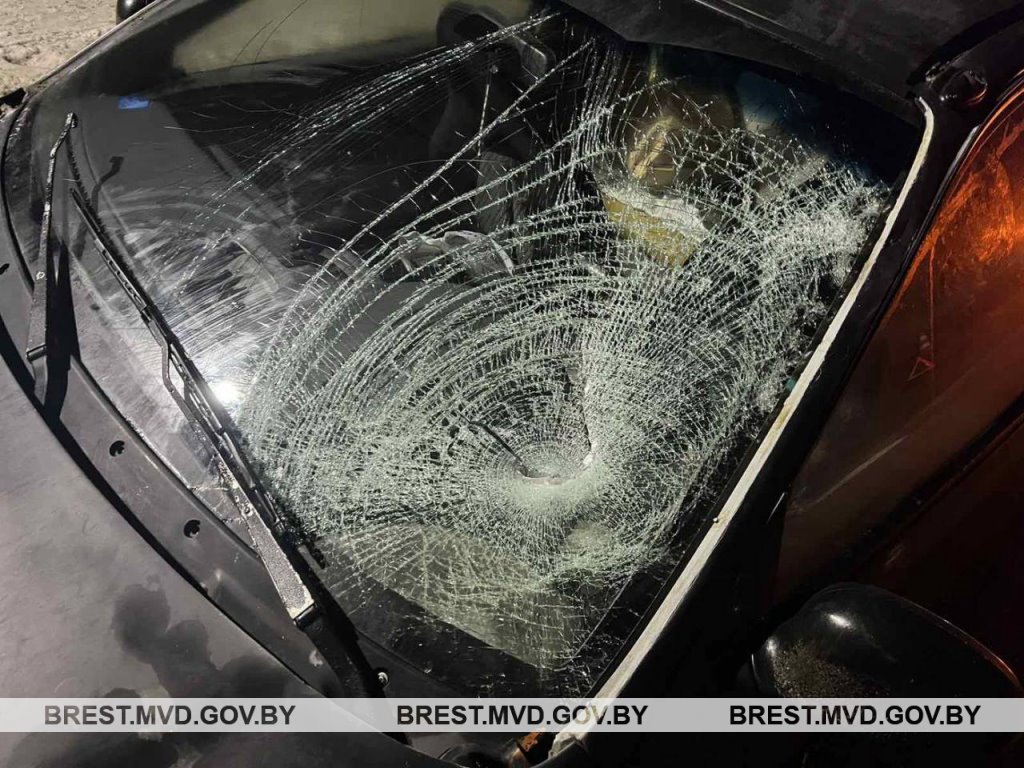 В Бресте пешехода сбила Honda