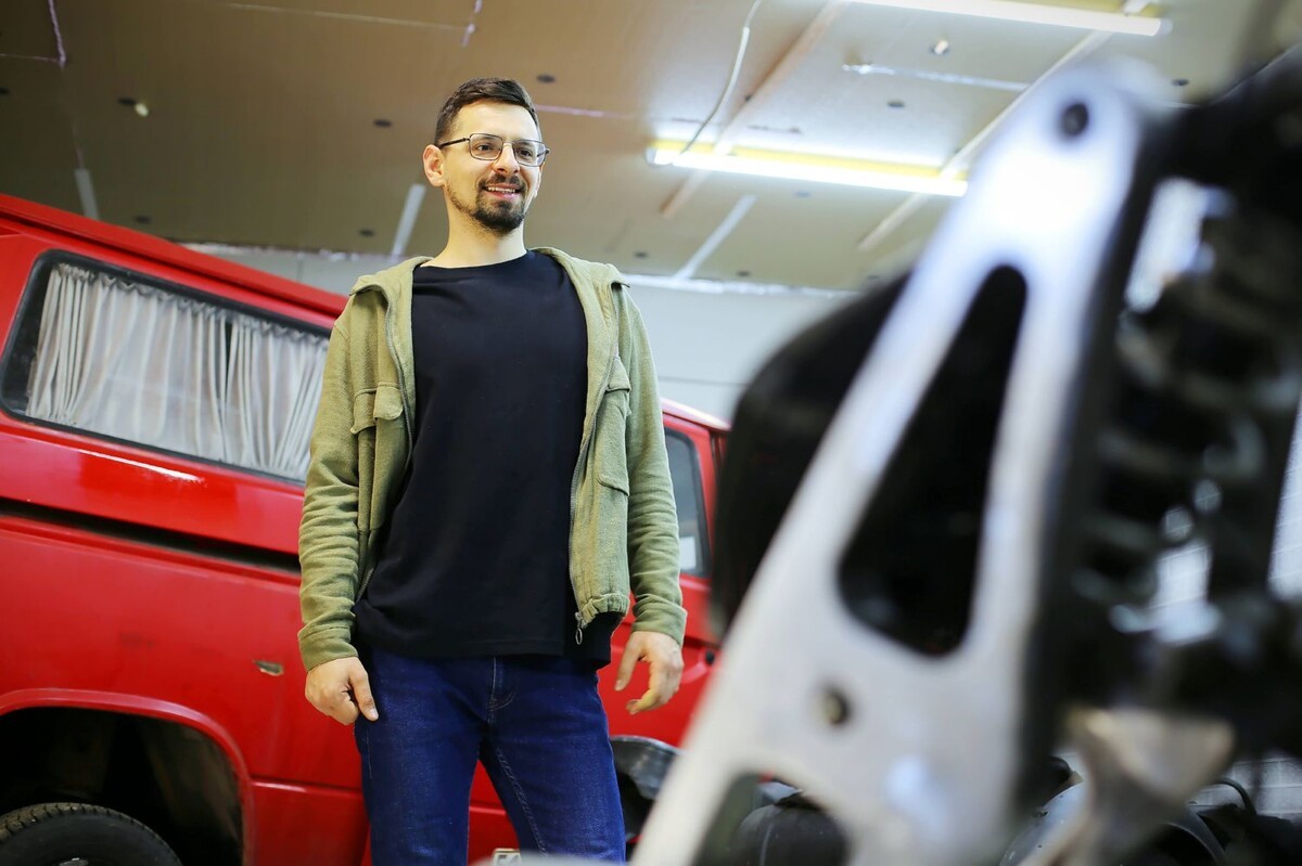 Рассказываем, как белорус примостил мотор 1.4 TDI от VW Polo на мотоцикл