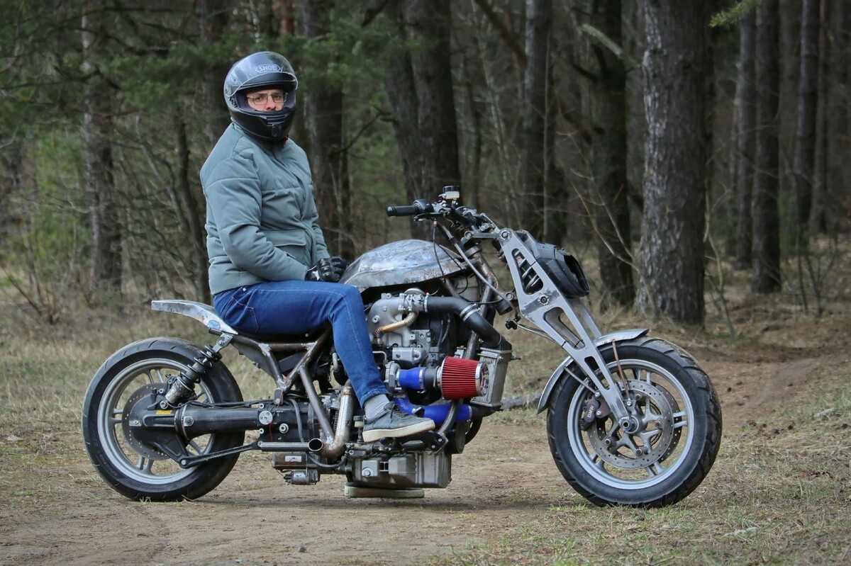 Рассказываем, как белорус примостил мотор 1.4 TDI от VW Polo на мотоцикл